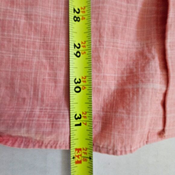 Made Cam Newton Shirt Mens XXL Orange Short Sleeve Modern Fit Button Up - Picture 6 of 9